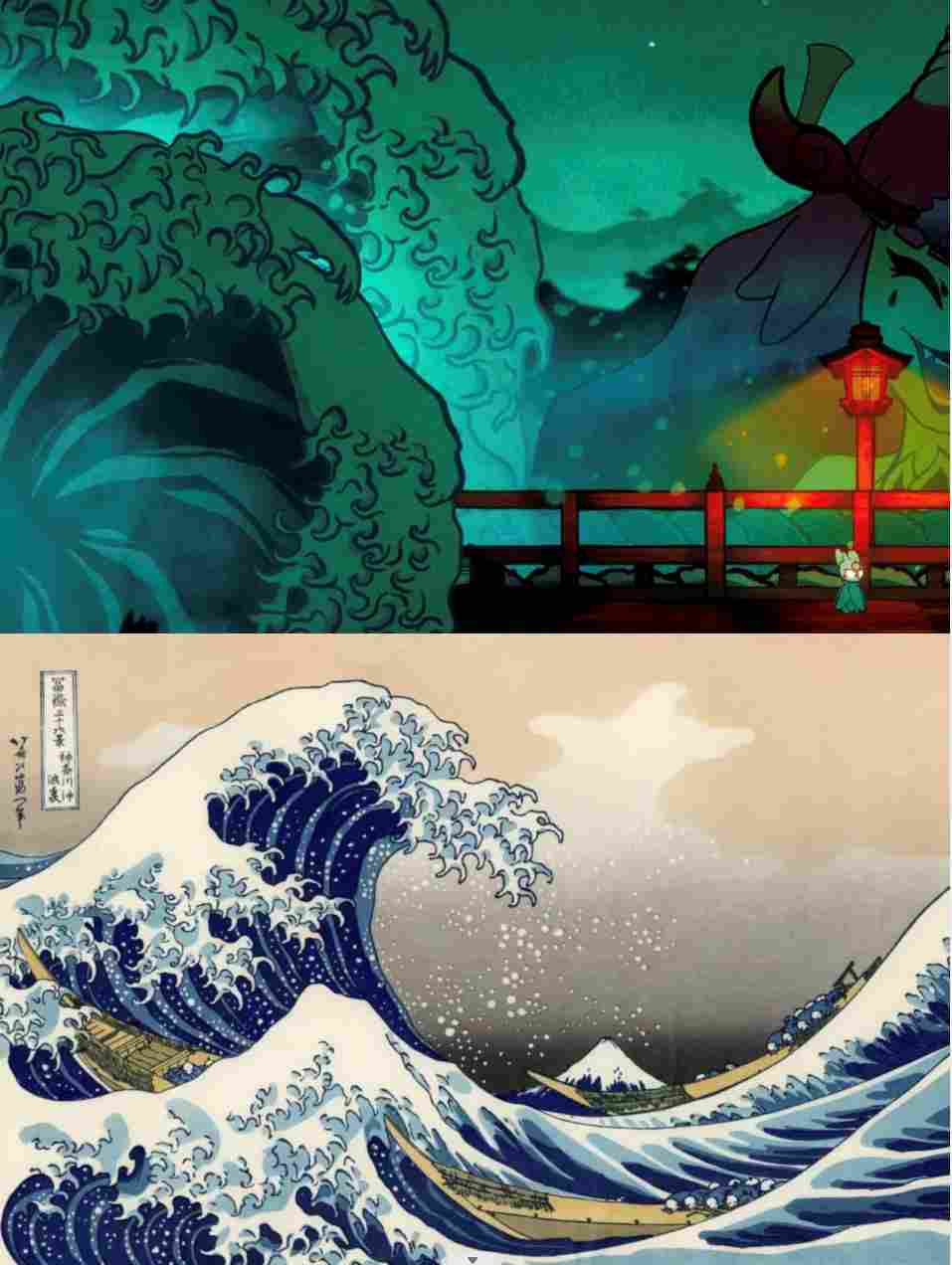 《波与月夜之青莲》评测:淘气包狐小跳的“浮世绘之旅”(图4) 《波与月夜之青莲》评测:淘气包狐小跳的“浮世绘之旅”