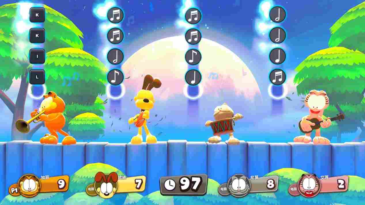 《加菲猫千层面派对》评测：强手棋加小游戏，我觉得不行