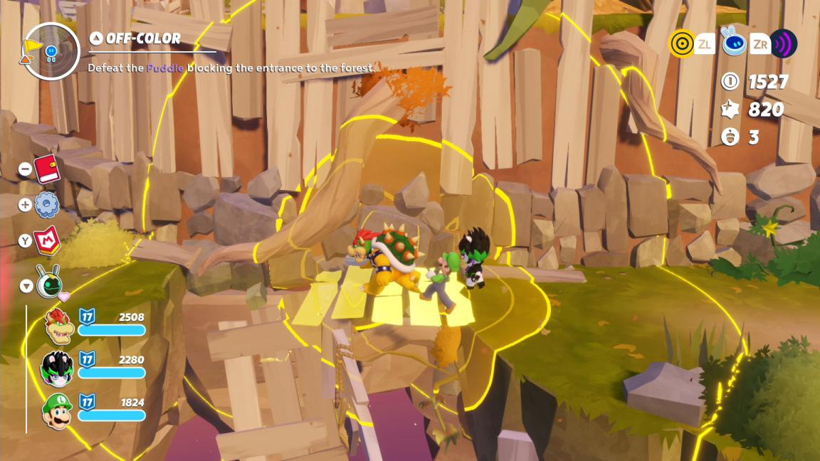 《马力欧+疯狂兔子 星耀之愿》评测:靠“任天堂”更近一些(图4) 《马力欧+疯狂兔子 星耀之愿》评测:靠“任天堂”更近一些