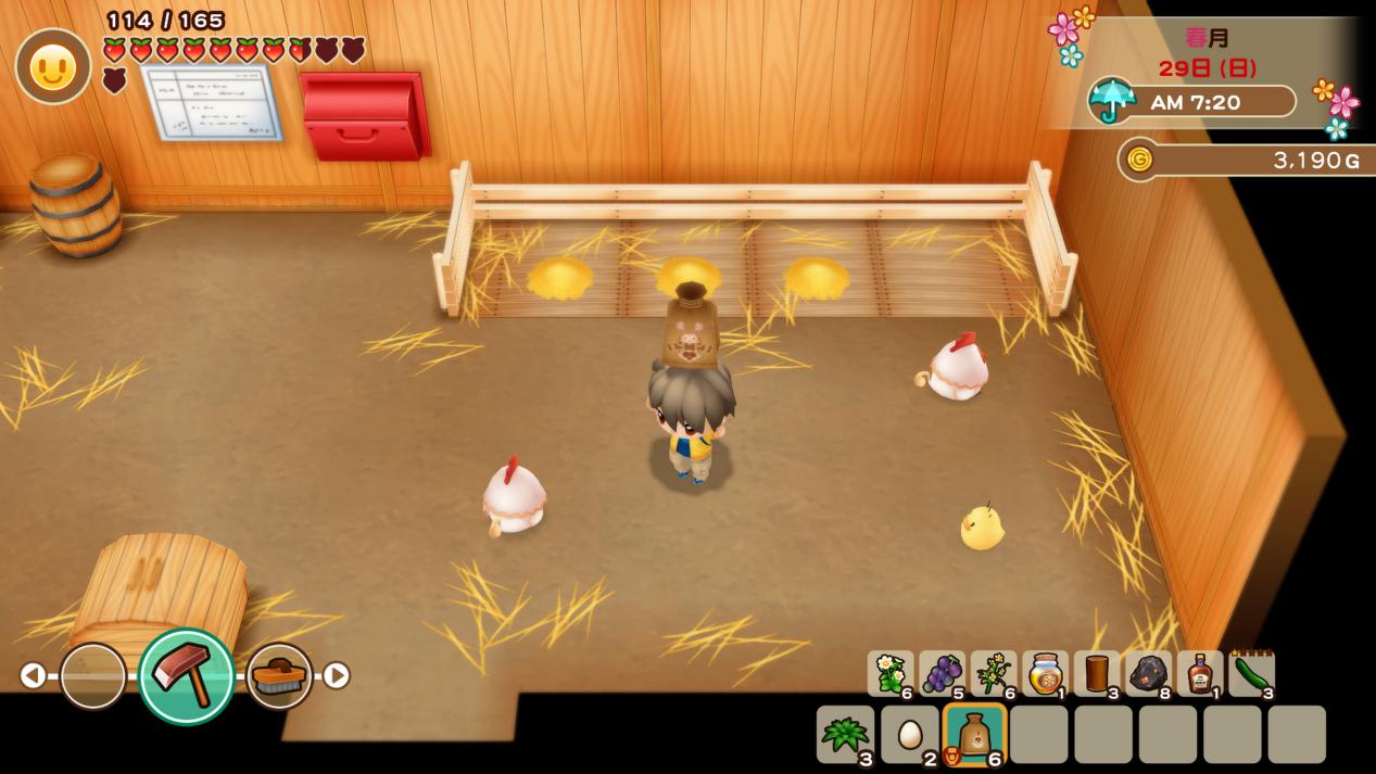 《牧场物语:重聚矿石镇》PS4版评测:过于热情的矿石镇(图4) 《牧场物语:重聚矿石镇》PS4版评测:过于热情的矿石镇