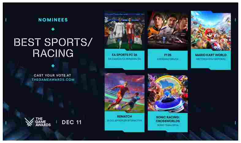 TGA 2025年度游戏获奖名单：《光与影：33号远征队》独揽9项大奖截图