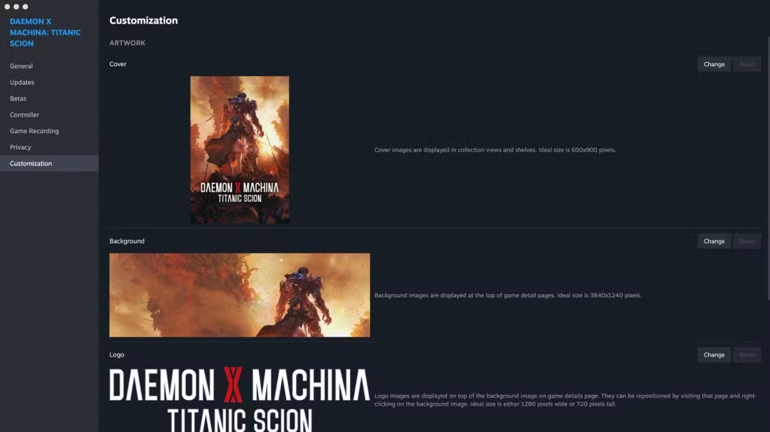 Steam客户端更新:游戏封面自定义功能正式上线(图3) Steam客户端更新:游戏封面自定义功能正式上线截图