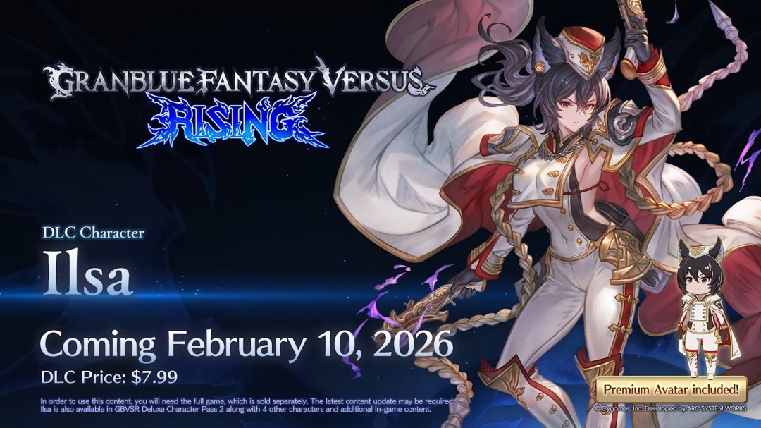 《碧蓝幻想Versus：崛起》新角色伊尔莎公布