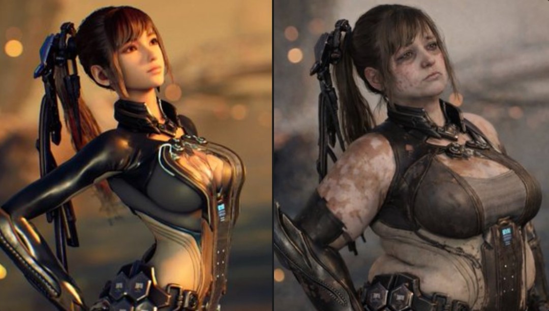 女神竟变大妈 国外博主用AI重绘欧美版《剑星》伊芙