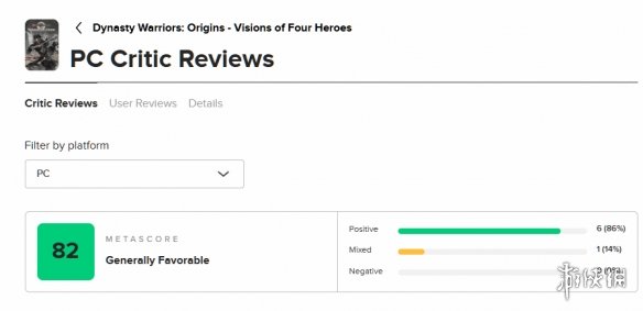 《真三国无双：起源》DLC「梦幻四英杰」M站评分解禁