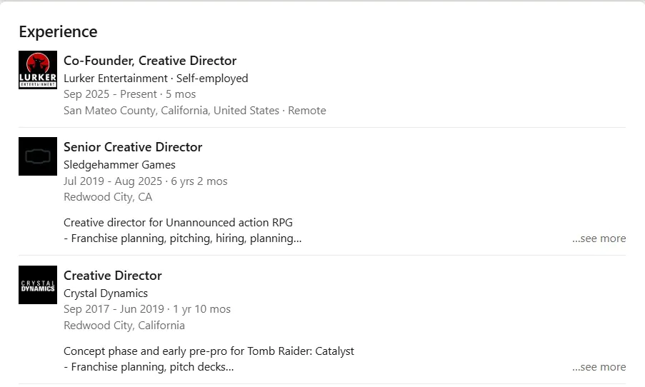 《使命召唤》开发商大锤正开发一款动作RPG游戏(图3) 《使命召唤》开发商大锤正开发一款动作RPG游戏