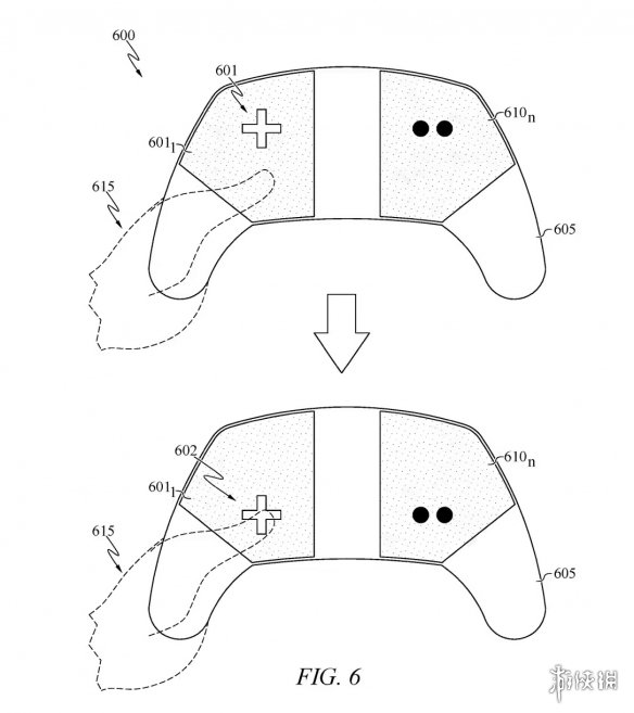 索尼PS6手柄或取消物理按键? 全电容式手柄新专利曝光(图5) 游侠网5