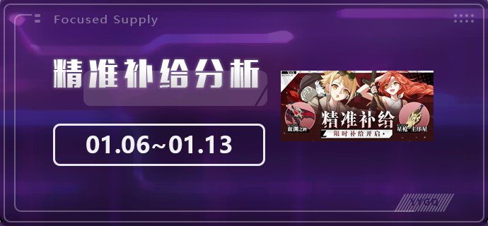 崩坏3【崩坏3】[YYGQ动物园]精准补给分析 | 01.06~01.13