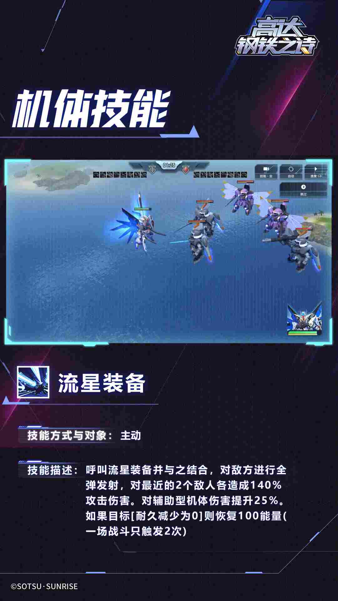 高达钢铁之诗【攻略】流星天降，全新SP机体自由高达（SEED爆发）登场！(图2)