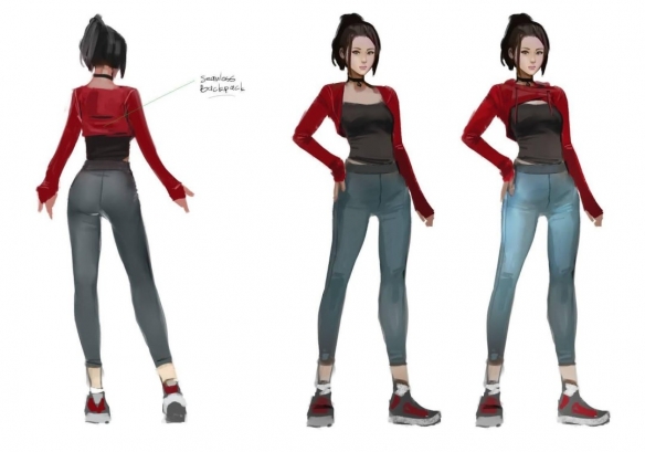 《小镇惊魂3》角色设计图公开:女主凹凸有型 身材超棒(图6) 游侠网6