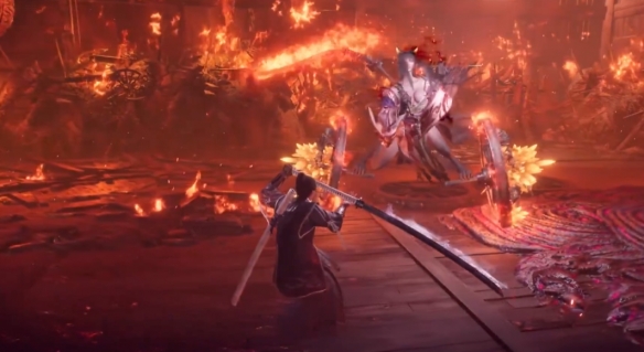 《仁王3》猫妖BOSS战斗演示:手握长鞭火辣妖娆!(图3) 游侠网3