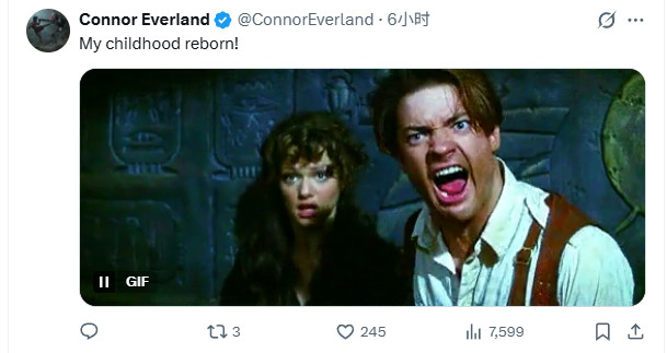 布兰登·费舍《木乃伊4》定档 2028年5月19日上映(图2) 布兰登·费舍《木乃伊4》定档 2028年5月19日上映