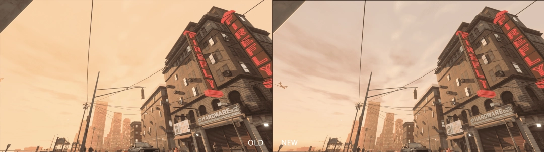 《GTA4》路径追踪MOD发布大型更新:光照系统得到优化(图5) 《GTA4》路径追踪MOD发布大型更新:光照系统得到优化