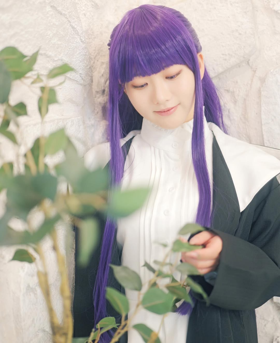 可爱圆脸！日本围棋二段美女选手cos《葬送的芙莉莲》菲伦