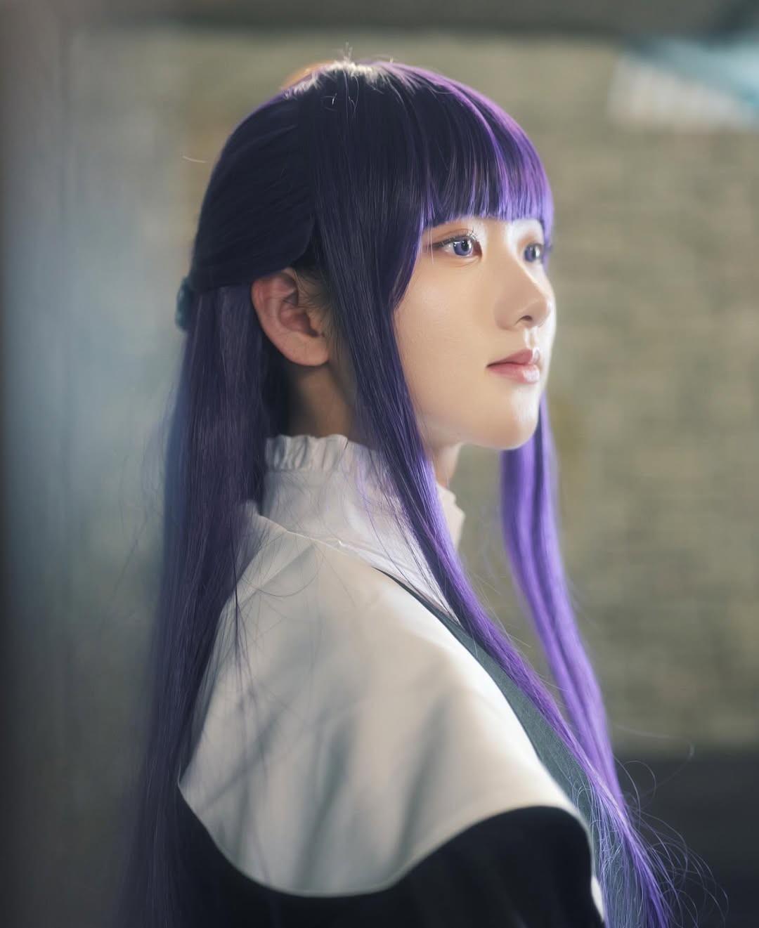 可爱圆脸！日本围棋二段美女选手cos《葬送的芙莉莲》菲伦