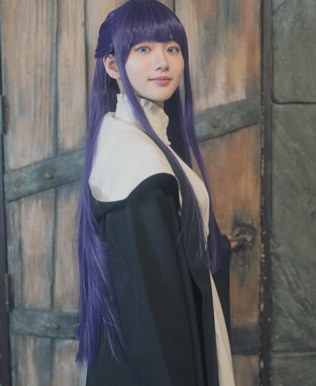 可爱圆脸！日本围棋二段美女选手cos《葬送的芙莉莲》菲伦