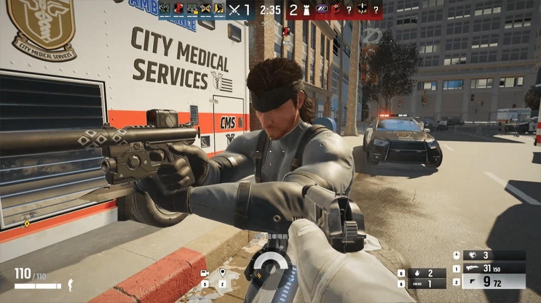 《合金装备》与《彩虹六号》联动时间线设定背景公布(图1) 《合金装备》与《彩虹六号》联动时间线设定背景公布