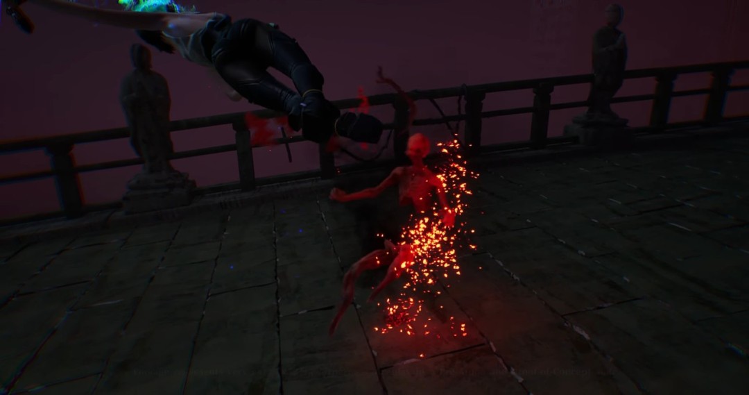 又美又能打！美女恐怖游戏《Surangama》新预告