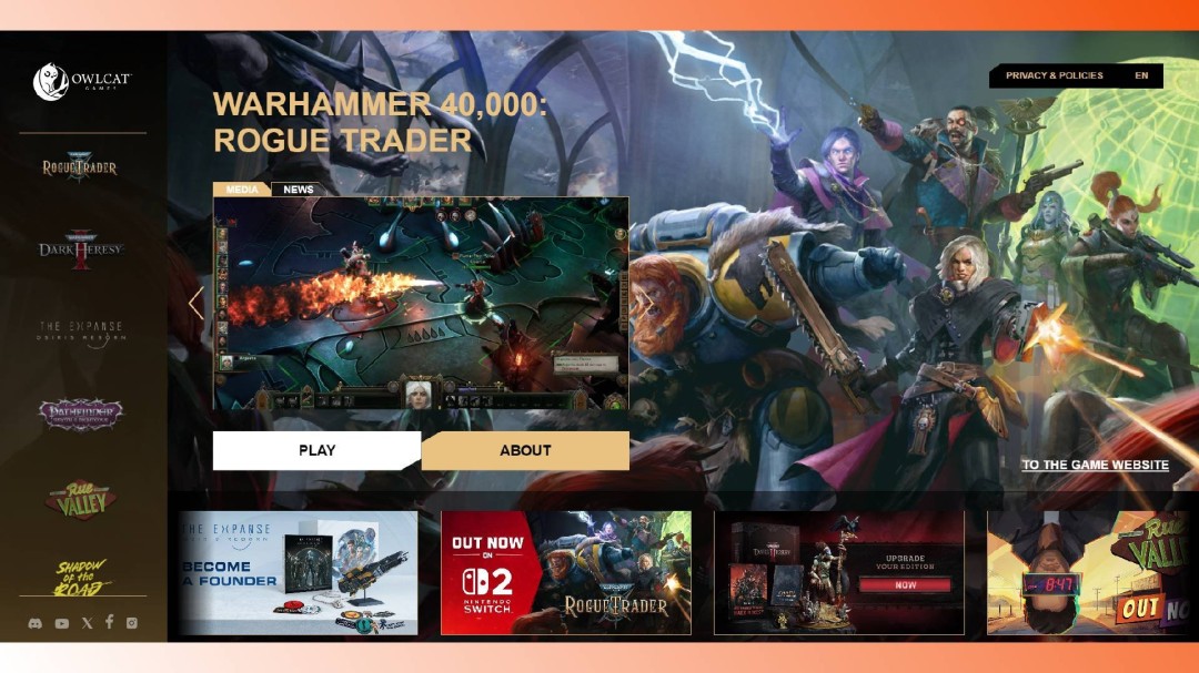 Owlcat官宣推出自家启动器 玩家社区炸锅：不需要！